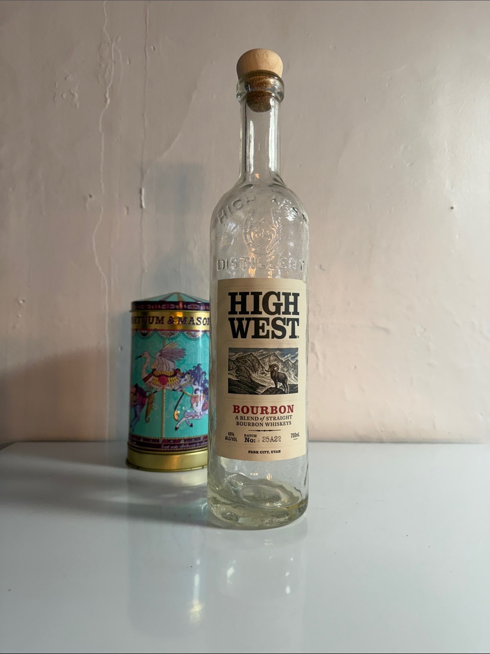 High West Distillery Bourbon Whiskey - EMPTY BOTTLE